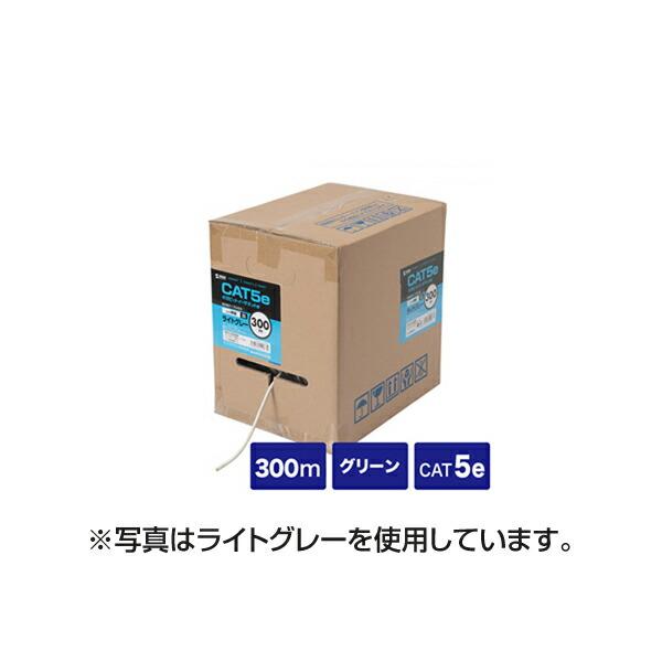 サンワサプライ:カテゴリ5eUTP単線ケーブルのみ KB-T5-CB300GN(メーカー直送品) カ...