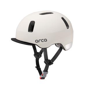 (あすつく) OGK KABUTO(オージーケーカブト):自転車用ヘルメット マットオフホワイト ARCA 自転車 努力義務　安全 頭　守る
