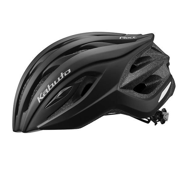 OGK KABUTO(オージーケーカブト):自転車用ヘルメット  マットブラック M/L RECT ...
