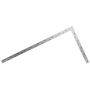 シンワ測定:曲尺厚手広巾 シルバー 50cm 表裏同目 8段目盛 JIS 11481 測る 計測 新潟 ペンギン 11481