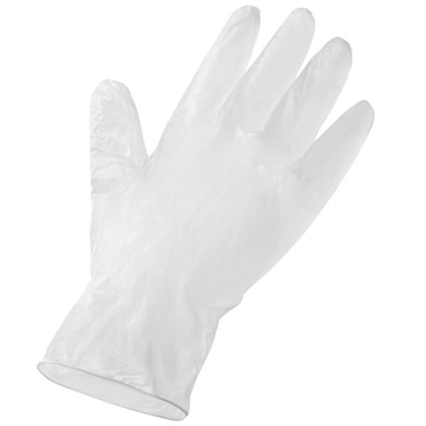 (あすつく) 宇都宮製作:プラスチック手袋HG Lサイズ100枚×20箱 PVC0503PFTBL-...