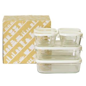 レッシュ 耐熱ガラス容器8点セット ME-7403 : Drink&Dream D-Park