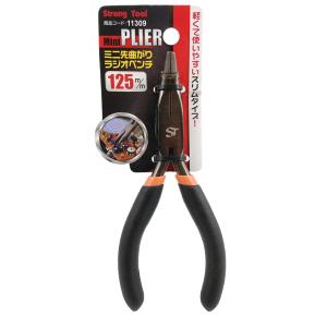 イチネンMTM:ミニ先曲がりラジオペンチ125mm 11309 イチネンMTM