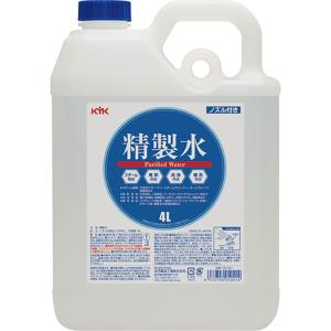 KYK(古河薬品工業):精製水 4L 05-041  オレンジブック 1948711｜cocoterracemore