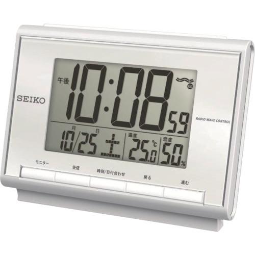 SEIKO（セイコー）:温湿度付き電波時計 SQ698S オレンジブック 8275572