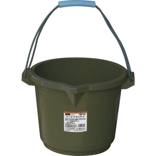 TRUSCO(トラスコ中山):ハードプラバケツ 20L OD色 THB-20-OD THB20OD ...