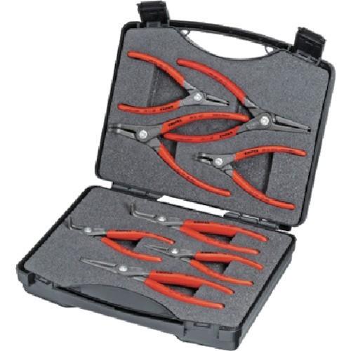 KNIPEX(クニペックス): 8本組 スナップリングプライヤー 002125  オレンジブック 8...