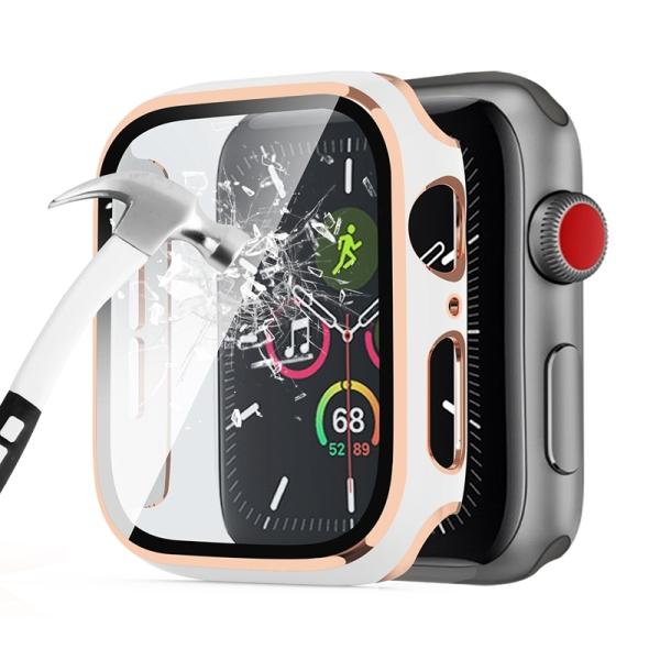 Apple Watch Series6 ツートン メッキカラー ケース液晶保護 傷防止 取付簡単 フ...