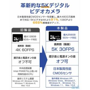 ビデオカメラ 4800万画素 4K 5K 小型...の詳細画像4