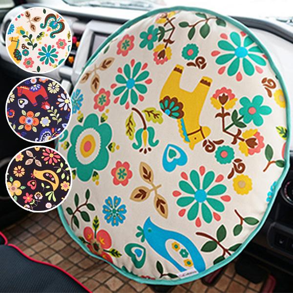 軽自動車・普通車(コンパクトカー)用ハンドル遮熱カバー ハンドルサンシェード 日よけ 暑さ対策 かわ...