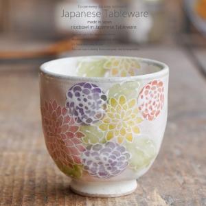 和食器 丸紋菊湯呑　小 湯のみ 湯飲み コップ タンブラー