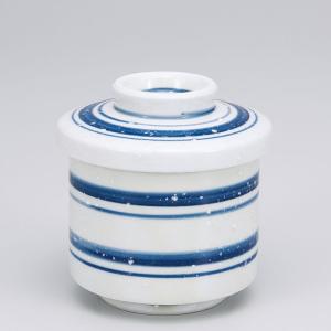 和食器 フタをあけてふわぁーっと ボタン釉ライン