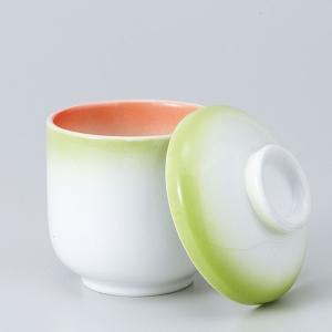 和食器 フタをあけてふわぁーっと 二色吹き小 茶碗蒸し
