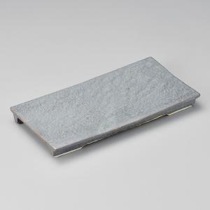 和食器 ジワ鉄まな板口変り皿 25×12.5×2.5cm 長角皿 トレー うつわ おうち 陶器 カフェ おしゃれ 軽井沢 春日井｜cocottepot