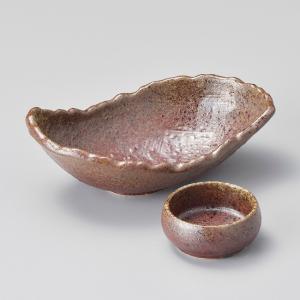 和食器 あずき釉ひねり 中鉢 ボウル 18.9×11.6×6.2cm うつわ 陶器 おしゃれ おうち｜cocottepot