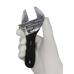 BOOSDEN ショートワイドモンキーレンチ ポケットモンキ スパナ 調整可能 軽量 最大開口幅34mm