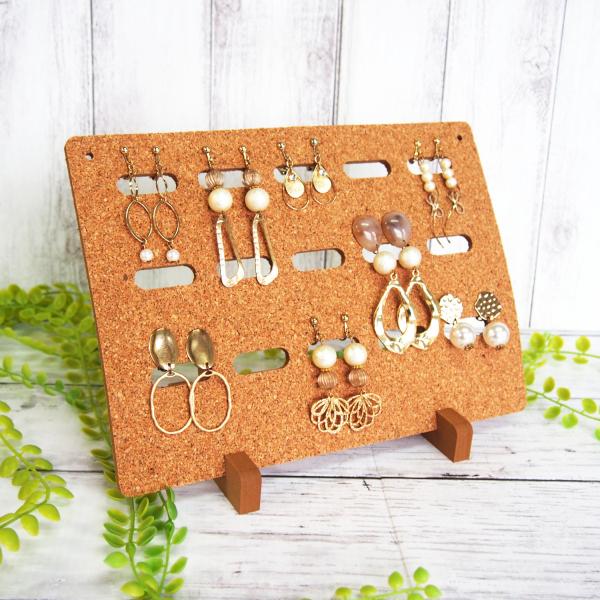 イヤリングディスプレイボード　コルク