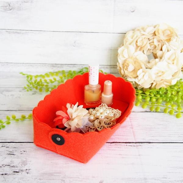 フェルトアクセサリーケース L