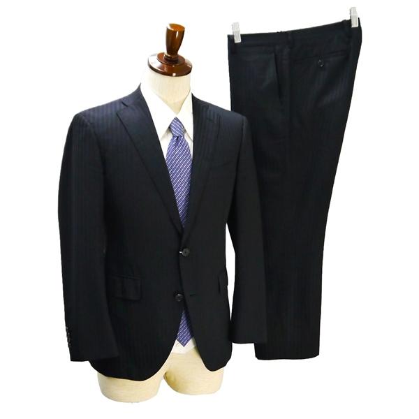 スーツカンパニー Biellano Finish 2つボタン シングルスーツ AB4 M ダークグレ...