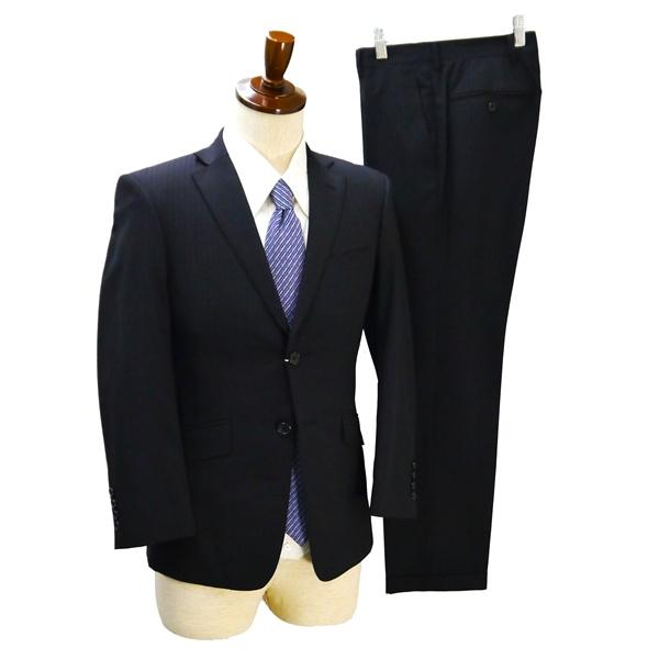 P.S.FA 2つボタン シングルスーツ 袖口4つボタン Y3 S ダークグレー シャドーストライプ...