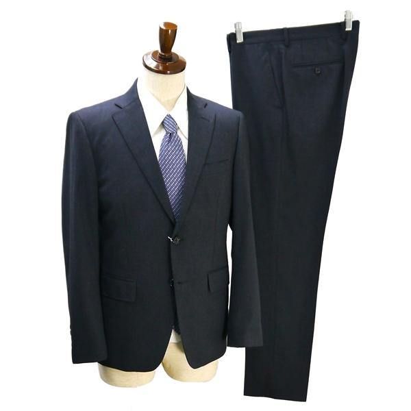 ABITRE51 2つボタン シングルスーツ 袖口4つボタン AB6 L ダークグレー 暗灰色 ノー...