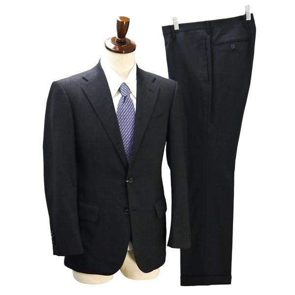 ユナイテッドアローズ 段返り 3つボタン シングルスーツ Y5 M ダークグレー 暗灰色 ノータック...