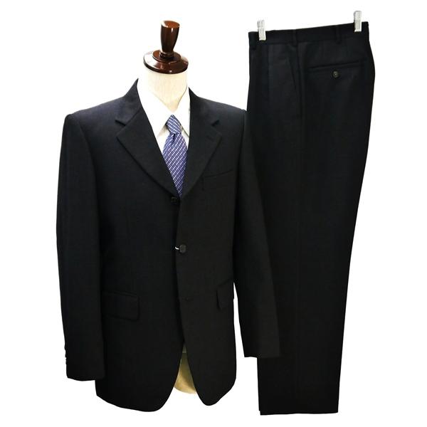 タケオキクチ 段返り 3つボタン シングルスーツ 袖口3つボタン Y7 L ダークグレー チェック ...