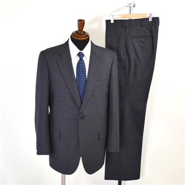 Jプレス J.PRESS 3つボタン シングル 段返り スーツ A7 / L ダークグレー 袖口3つ...