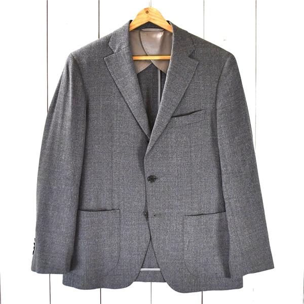 blazer's bank.com 伊製REDA生地 super110's 3つボタン シングル ジ...