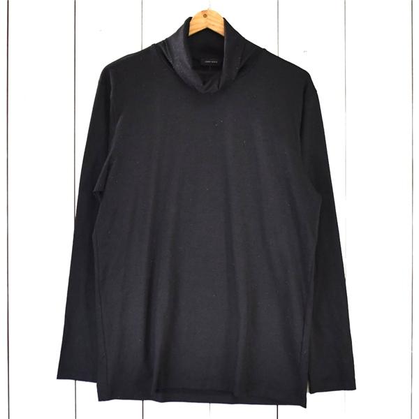 ジョゼフオム JOSEPH HOMME ハイネック カットソー ブラック/グレー 2枚セット 50 ...