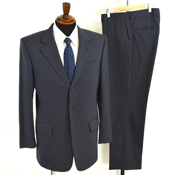 ルイ ヴィトン 3ボタン シングルスーツ L A7 ダークグレー ノータック LOUIS VUITT...