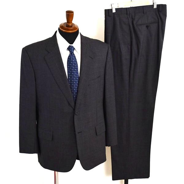 ブルックスブラザーズ 2つボタン シングルスーツ M AB5 ダークグレー グレンチェック 19-0...