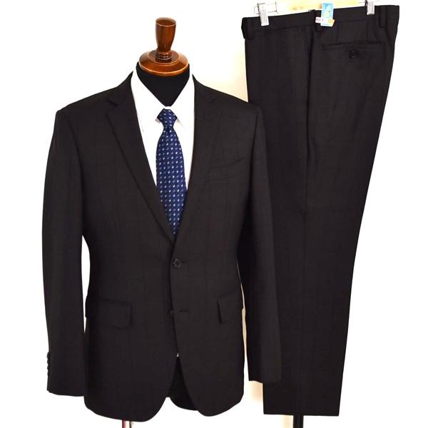 スーツカンパニー 2パンツ 2つボタン シングルスーツ M A5 ダークブラウン ノータック 袖口4...