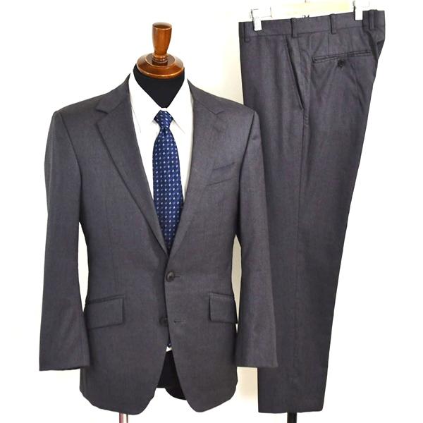 GINZA GlobalStyle 伊製 ロロピアーナ 2つボタン シングルスーツ M AB4 ダー...