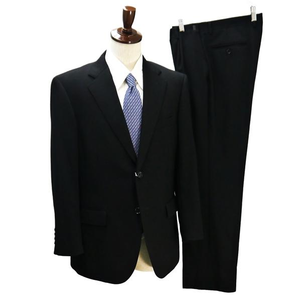REGAL 2つボタン シングルスーツ 袖口4つボタン AB5 M ブラック ワンタック ウエストア...
