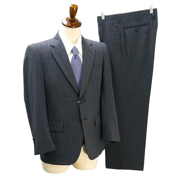 MATSUYA GINZA マツヤギンザ 2つボタン シングルスーツ 袖口4つボタン AB4 M ダ...