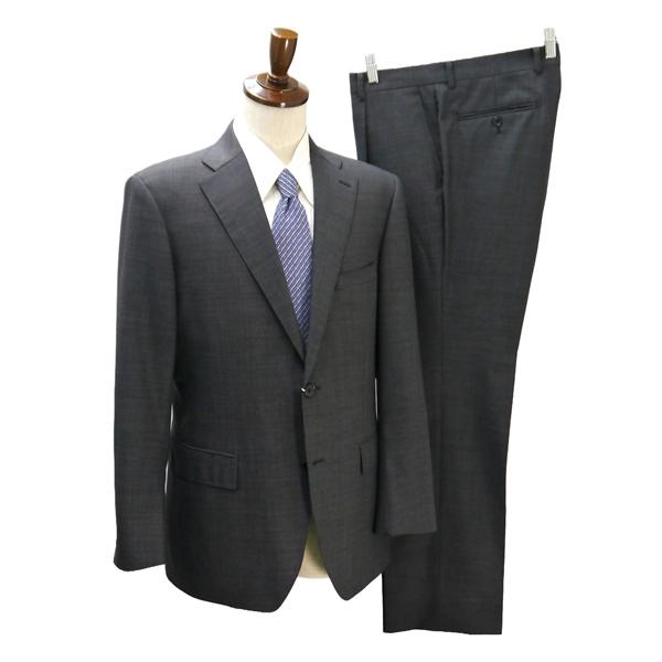 ダーバン 2つボタン シングルスーツ 袖口4つボタン AB6 L ダークグレー 暗灰色 ワンタック ...