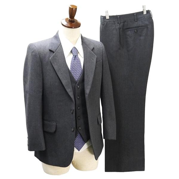 Eleven Suit イレブンスーツ V.Winston 3ピース 2つボタン シングルスーツ 袖...