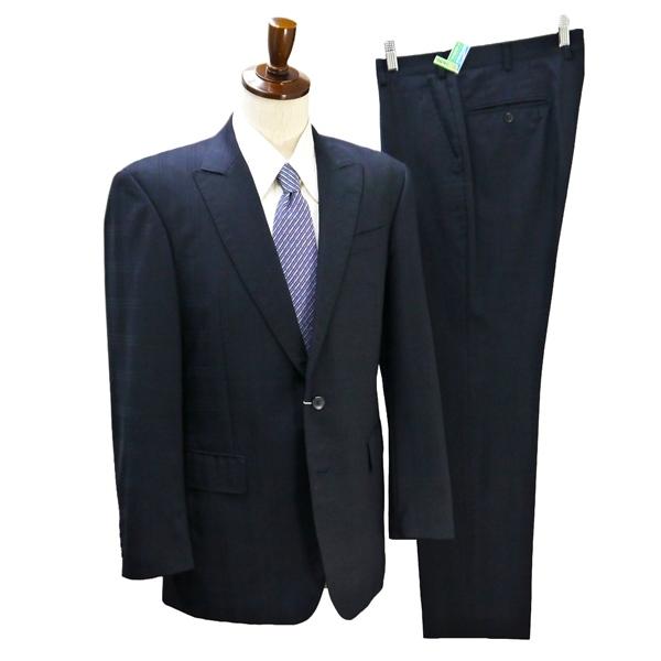 N・E・O・N 2つボタン シングルスーツ 袖口4つボタン YA9 XL ダークネイビー 濃紺色 ノ...