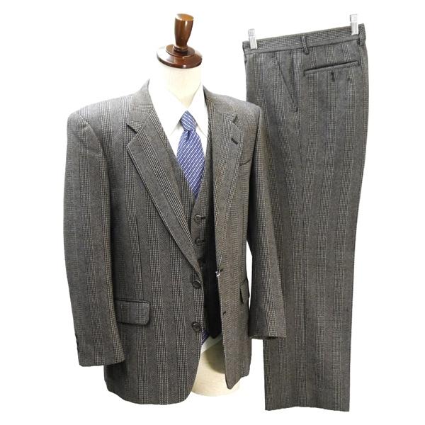 VOICE ヴォイス 3ピース 2つボタン シングルスーツ 袖口3つボタン A5 M ブラウン 茶色...