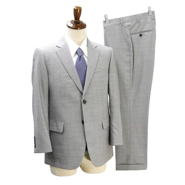 美品 Moncada 2つボタン シングルスーツ 袖口4つボタン A4 S 明るめのグレー 明灰色 ...