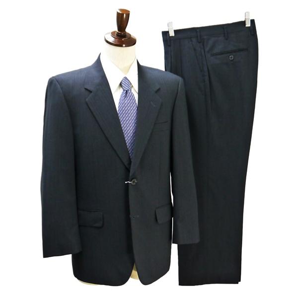 Bruno de Angelis 2つボタン シングルスーツ AB5 M ダークグレー 暗灰色 スト...