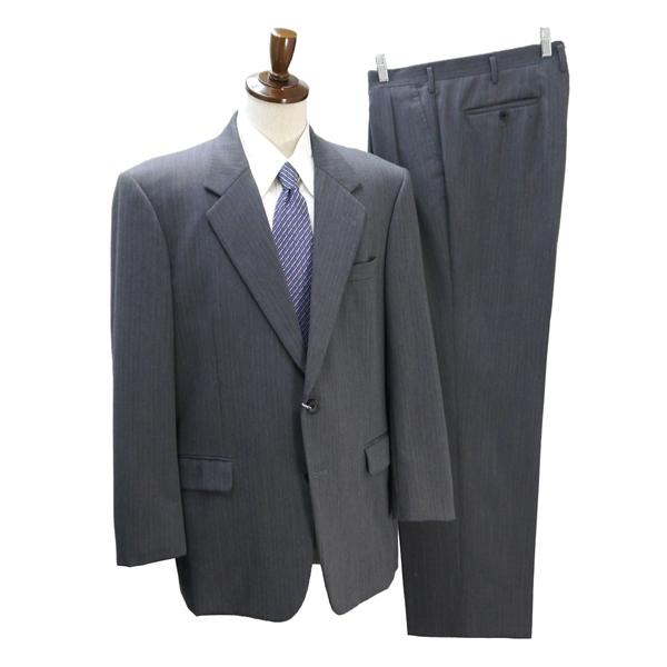 SAIKAYA サイカヤ 2つボタン シングルスーツ 袖口3つボタン BB8 XL ダークグレー 暗...