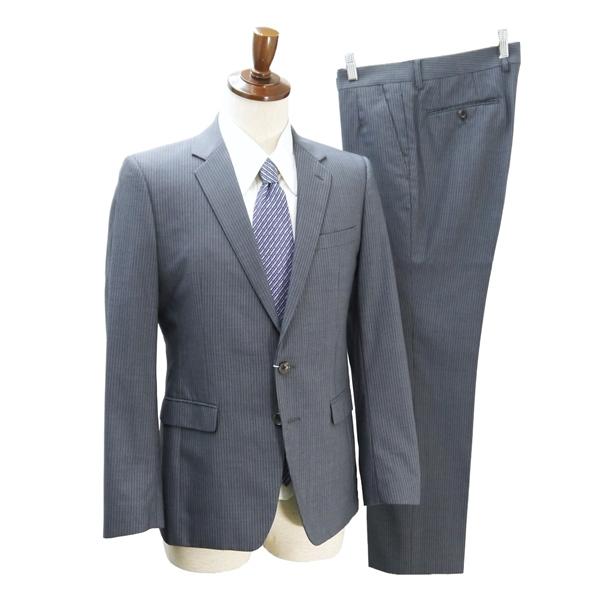 美品 DEVON homme 2つボタン シングルスーツ 袖口4つボタン A6 M グレー 灰色 ス...