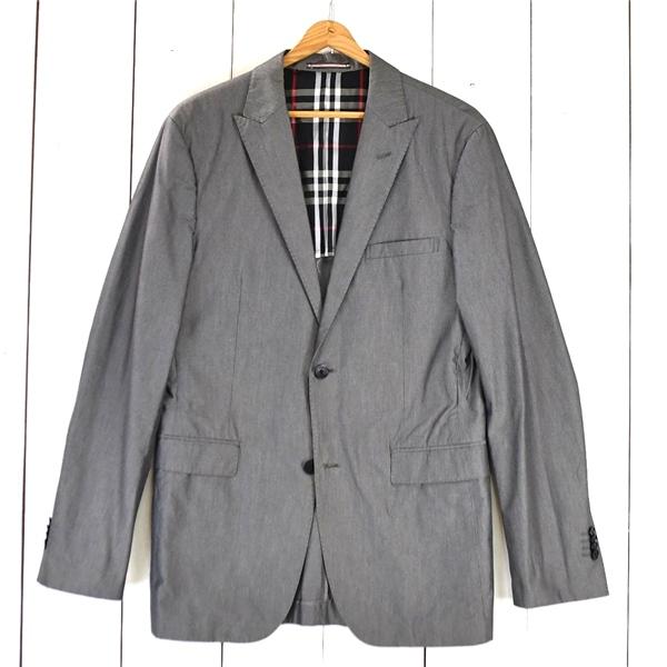 BURBERRY BLACK LABEL コットン100％ 2つボタン シングル ジャケット XL ...