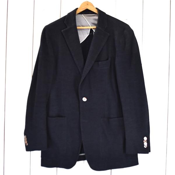 ユニバーサルランゲージ コットン混 2つボタン シングル ジャケット 48-6Drop / L ブラ...