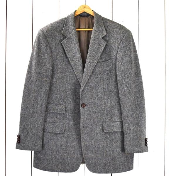 ブルックスブラザーズ BROOKS BROTHERS くるみボタン 2つボタン シングル ツイードジ...