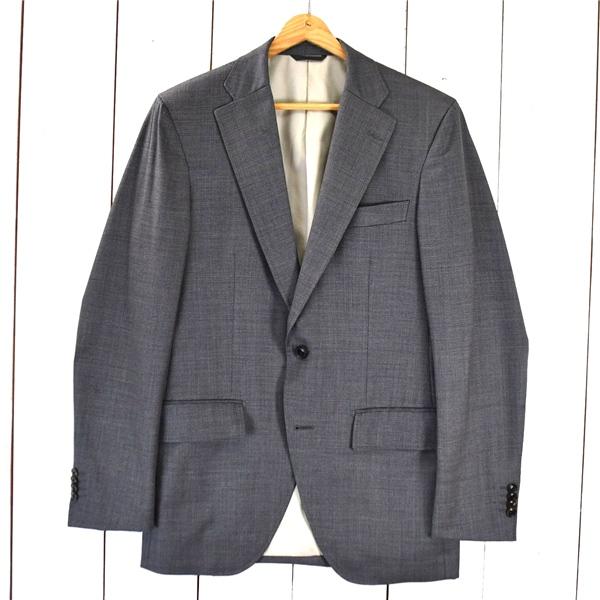 麻布テーラー azabu tailor 英国製ドーメル生地 2つボタン シングル ジャケット 044...