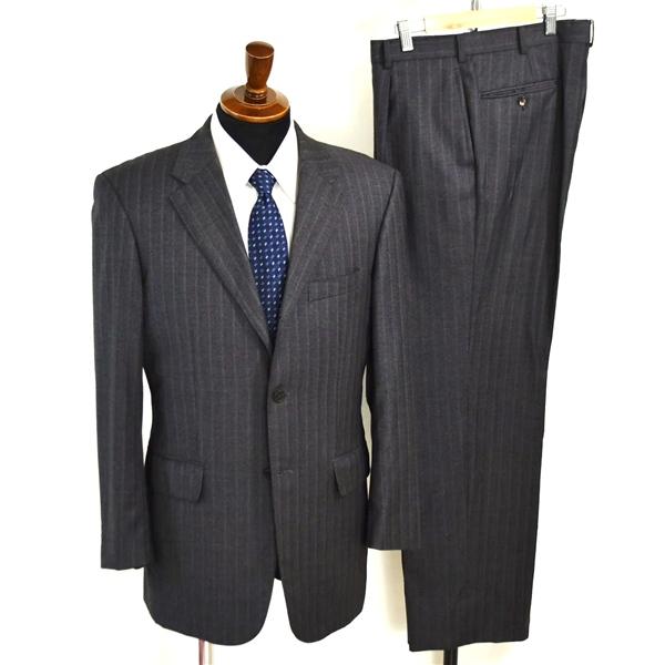 タケオキクチ 伊製 ロロピアーナ 120's シルク混 段返り 3つボタン シングルスーツ XL A...