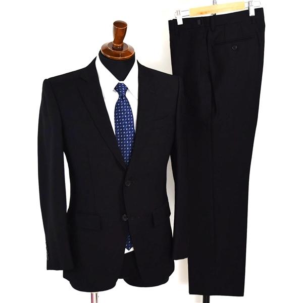 オリヒカ 2つボタン シングルスーツ S Y4 ブラック 黒 ノータック アジャスター付 ブラックス...